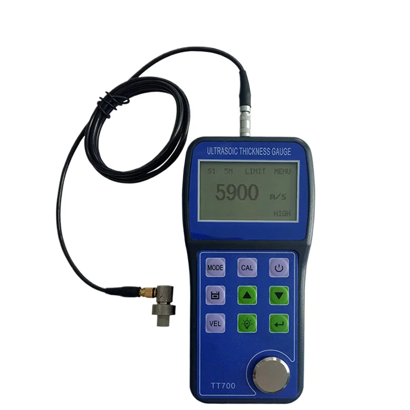 Tt340 Ultrasonic Thickness Gauge Cast Iron Glass Plastic Ceramic Thickness Measuring Instrument