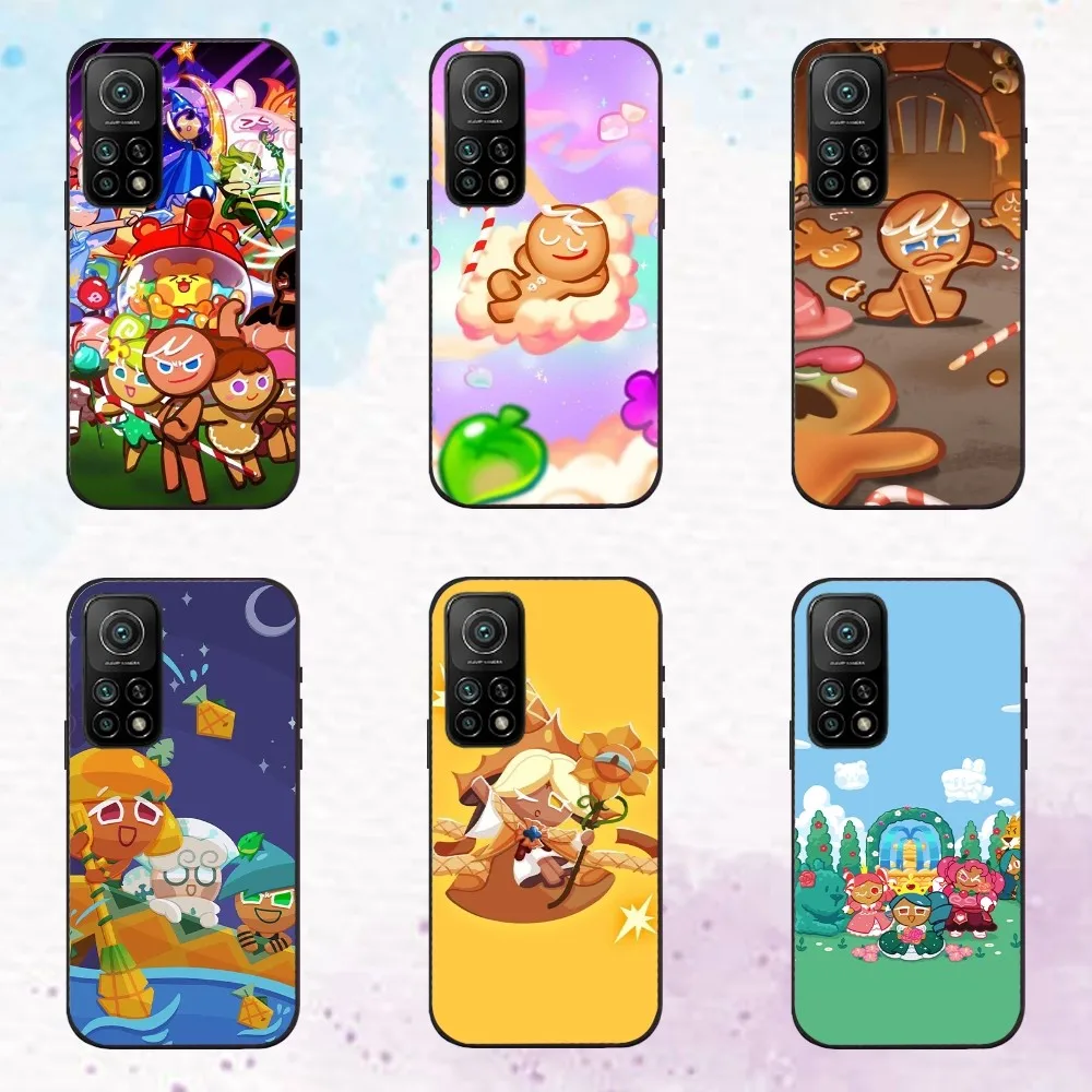 Cookies Run Kingdom Anime Cute  Phone Case  For Samsung A 50 52 72 73 80 91 32 51 52 71 Black Silicone Soft Case