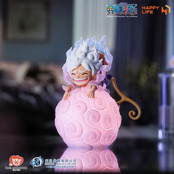 Hot One Piece Devil Fruit Series Spraakgestuurd nachtlampje Luffy Nico Robin Chopper Portgas·D· Ace Anime Figuur Desktop Speelgoed