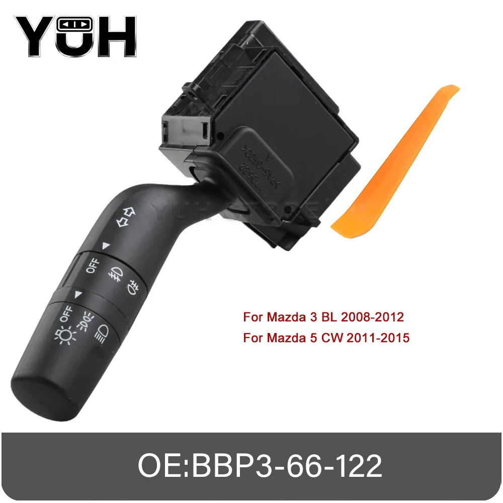 

BBP3-66-122 для Mazda 3 2008-2012 2009 Mazda5 CW 2011-2015 2013, переключатель управления указателями поворота фар, аксессуары