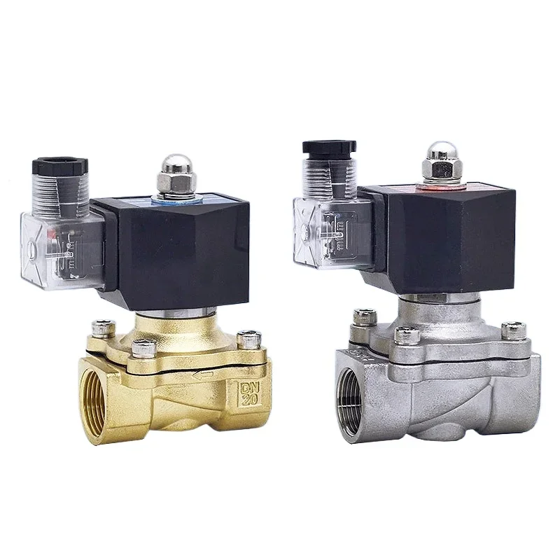 1PCS Normally Closed Electric Solenoid Valve Outdoor Waterproof Fog Type High-temperature Gas Valve AC220/110/380V DC12/24/36V