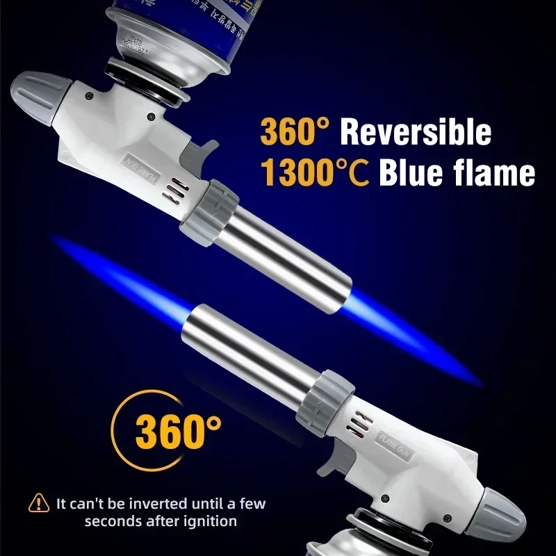 Flip Over Igniter Portable Cartridge Gas Cylinder Spray Gun Spray Gun Welding Gun Outdoor Barbecue Igniter Household Spray Gun