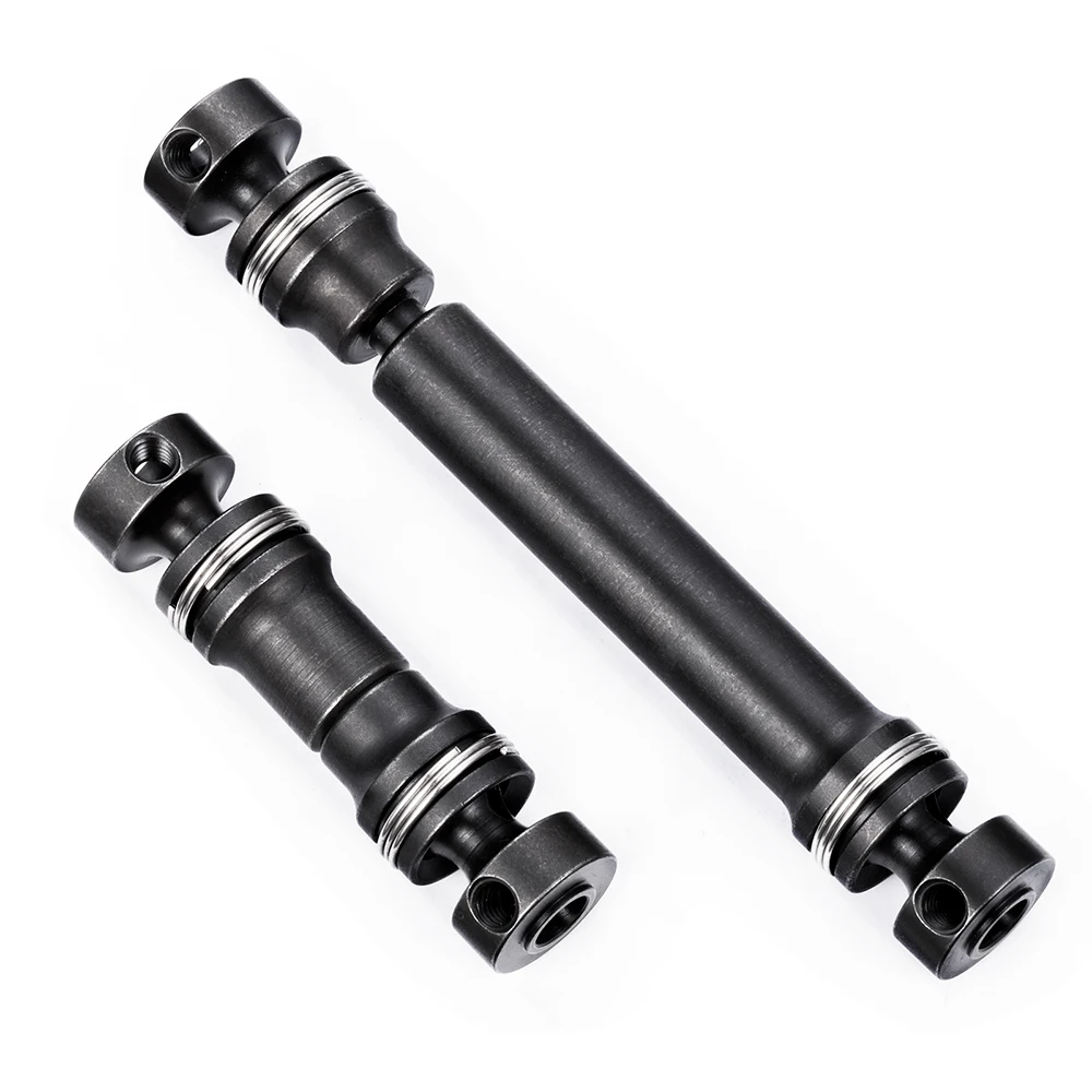 YEAHRUN 2Pcs Steel Drive Shaft for E-Revo Summit VXL Slash 4WD 1/16 RC Car Upgrade Parts