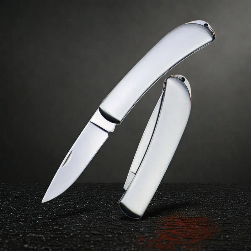 Folding Fruit Knife Camping Kitchen Sharp Mini Folding Stainless Steel Pocket Outdoor Pocket Practical Travel  Mini Faca Inox