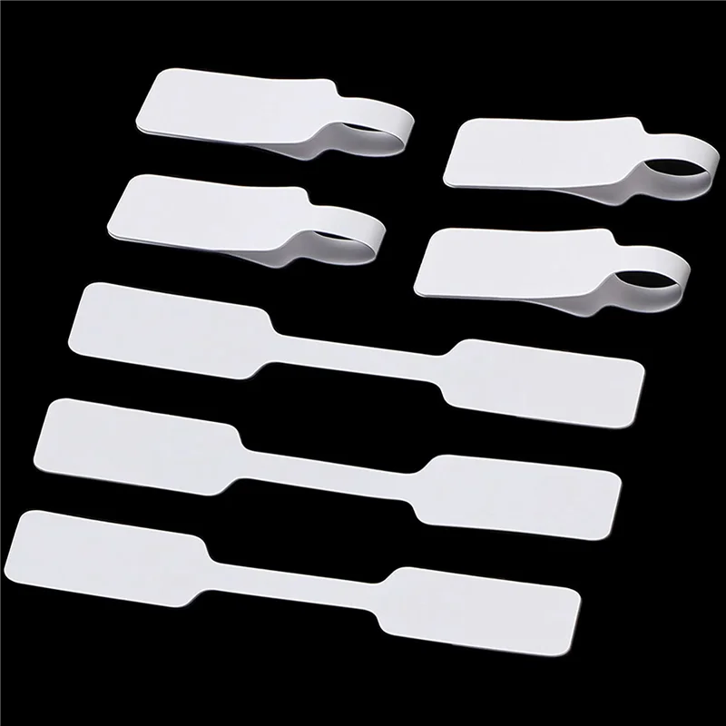 EDT-1000 шт. пустые ювелирные ценники, наклейки, ценник ювелирных изделий, этикетка для ожерелья, сережек, цена, идентификация прямоугольной этикетки