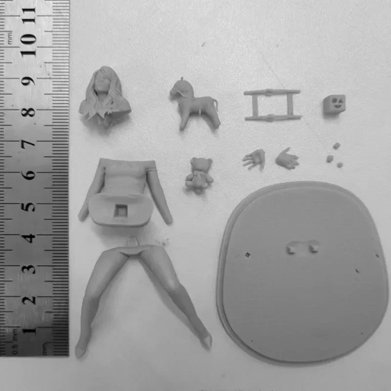 1/24 75Mm Wall Street Wolf Female Lord Margot Resin Figure Assembled Model Kit Miniature Unassembled and Unpainted Diorama Toy