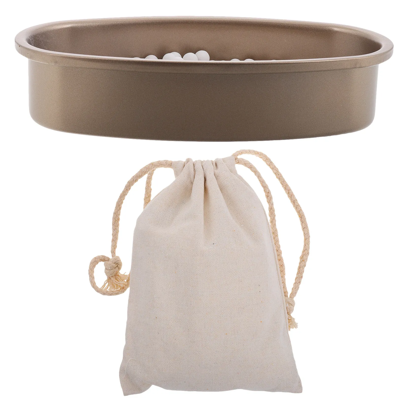 1Set Ceramic Pie Weights Baking Stone for Oven Reusable Stoneware Baking Beads Even Heat Distribution Moisture Absorption Crust