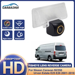 Rear View Camera For Nissan Caravan NV350 Urvan Estate E25 E26 2001~2018 CCD Night Vision Backup Reverse Camera Golden Lens