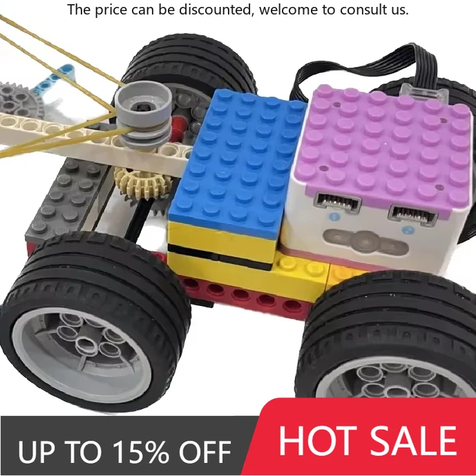 

ICQbot Interactive Coding Robot Set Wedo2.0 Kit Leo Mystery Box For Lgo Ev3 Construction Toys 1:8 Scale Screw Blocks Electronics