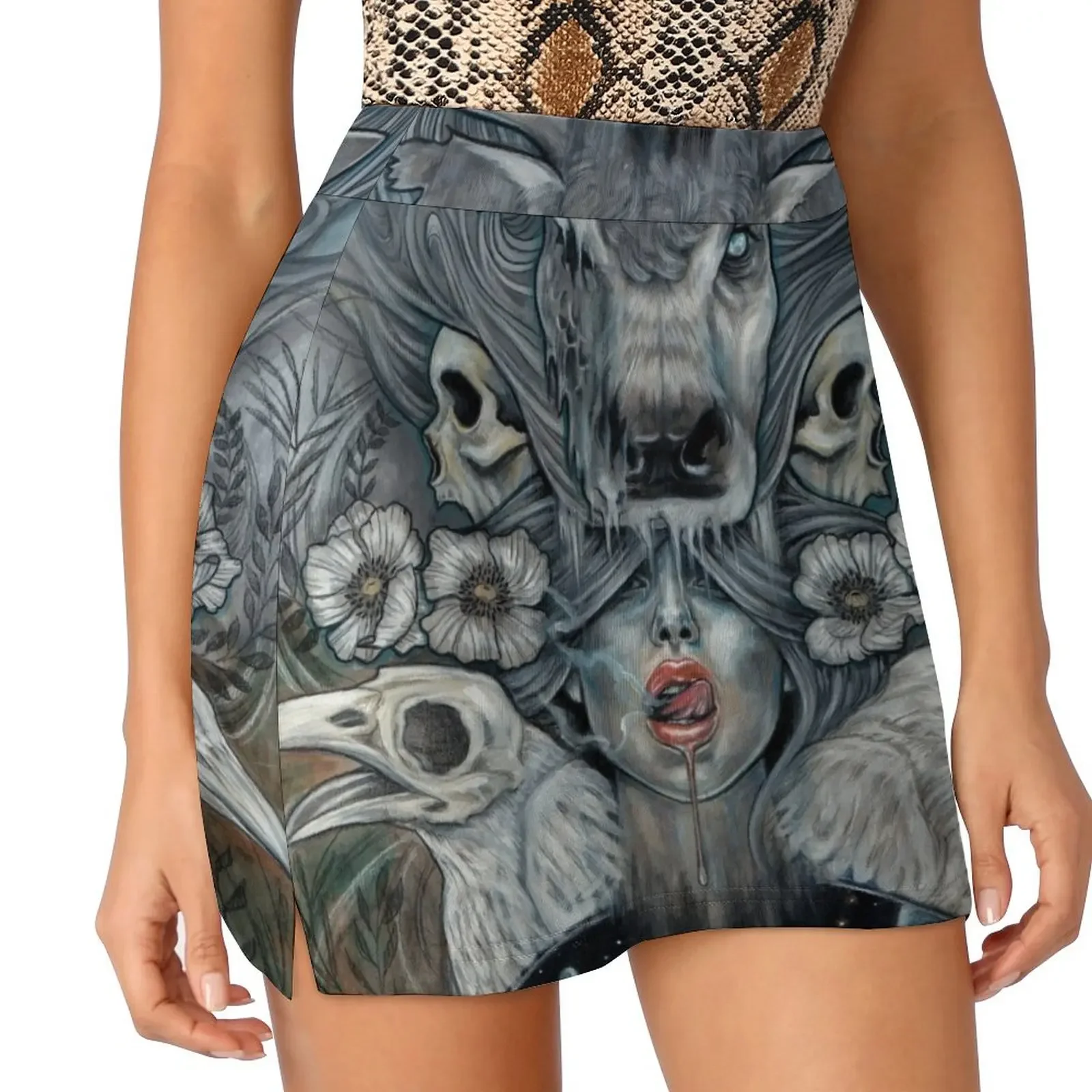 

Feeding My Flame Mini Skirt korean summer clothes summer outfits for women 2025