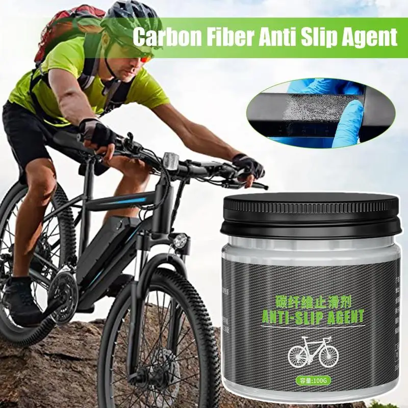 Carbon Fiber Bicycle Grease 100g Anti Slip Paste for Seatpost Handlebar Mountain Bike Frames Assembly Maintenance Lubricant