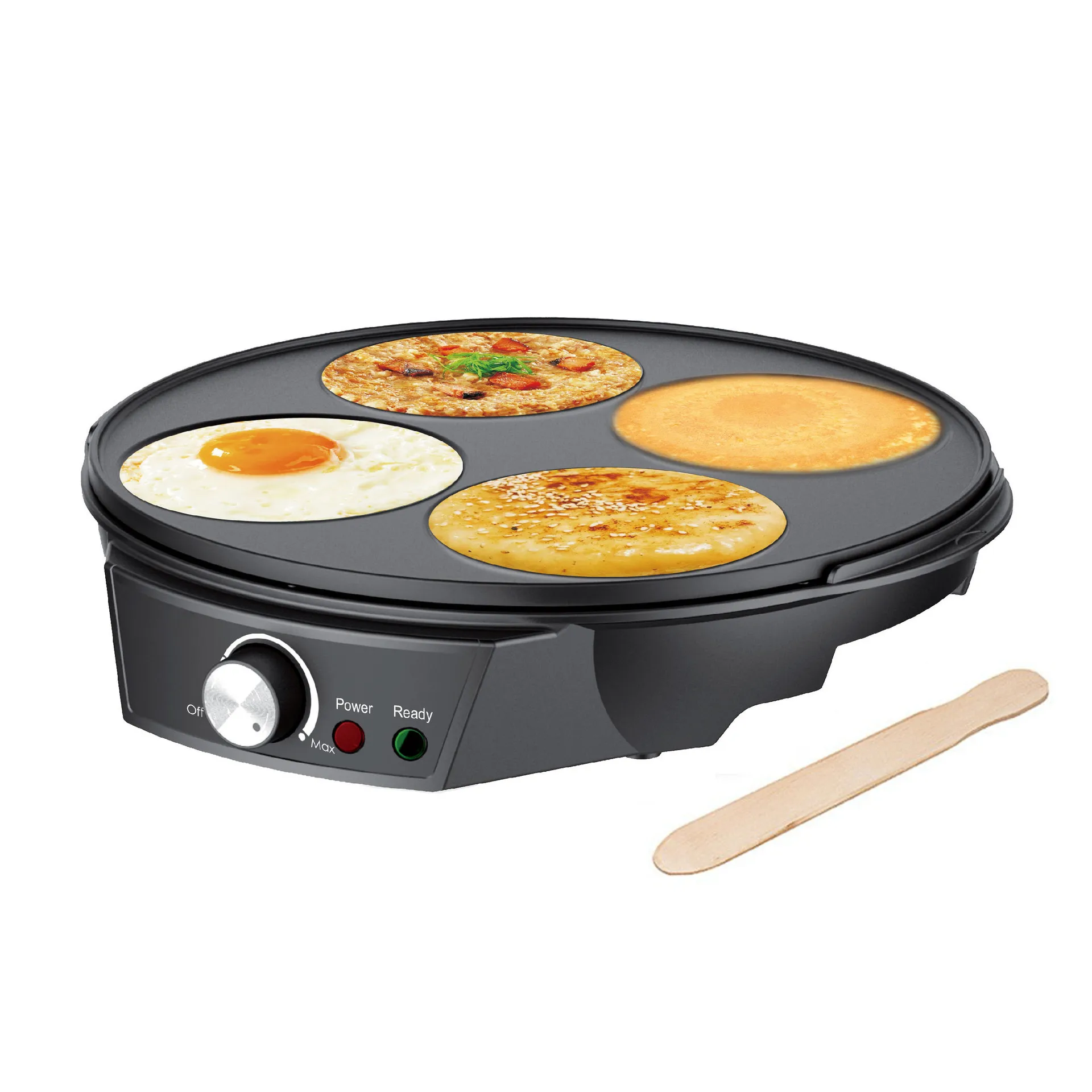 

D Multifunctional Breakfast Maker Egg Frying Machine,Hamburger Maker,Pancake Maker,3n1 4n1 Safe Adjustable