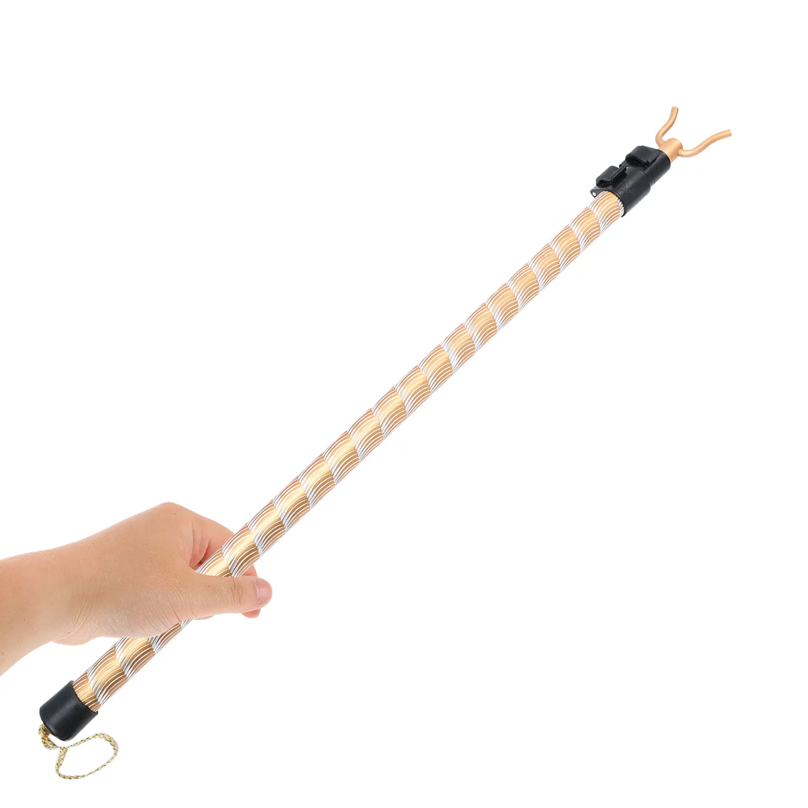 

Drying Rack Clothes Hanger Rod Reacher Pole 's Adjustable Clothing Golden