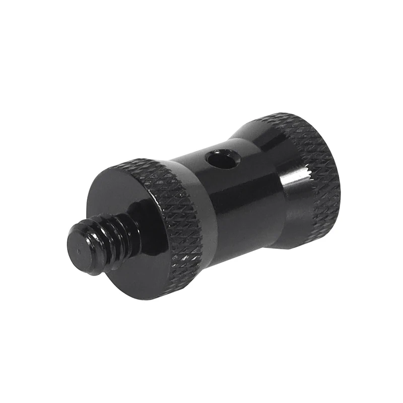 ذكر إلى أنثى المسمار مع الجانب ثقب ثابت ، الألومنيوم صور استوديو محول الترباس ، كاميرا ترايبود ، Ballhead جبل ، 1/4 "إلى 3/8"