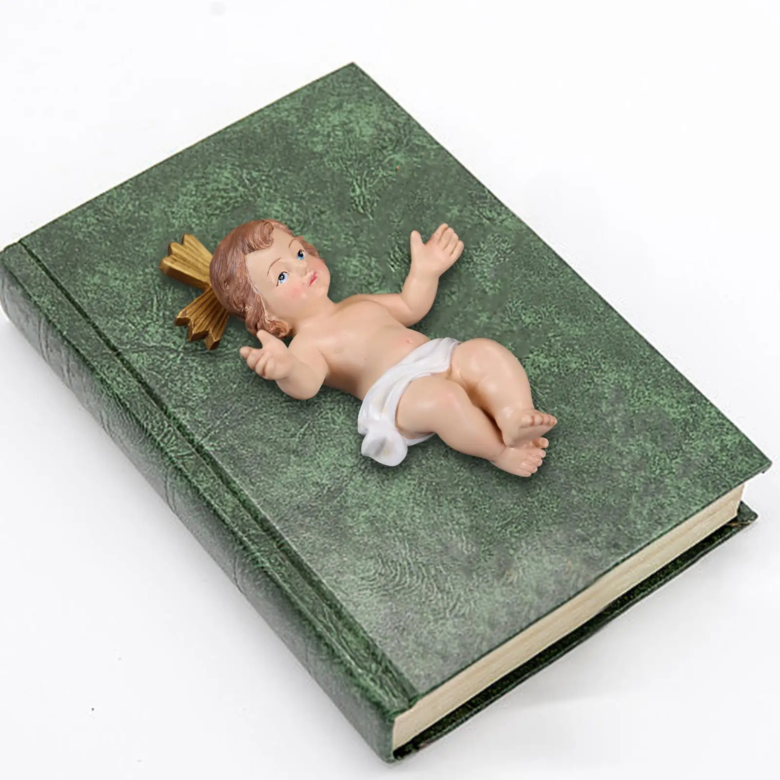 Krippenset Crafts Collection Jesus Statue für Wohnzimmer Indoor Desktop