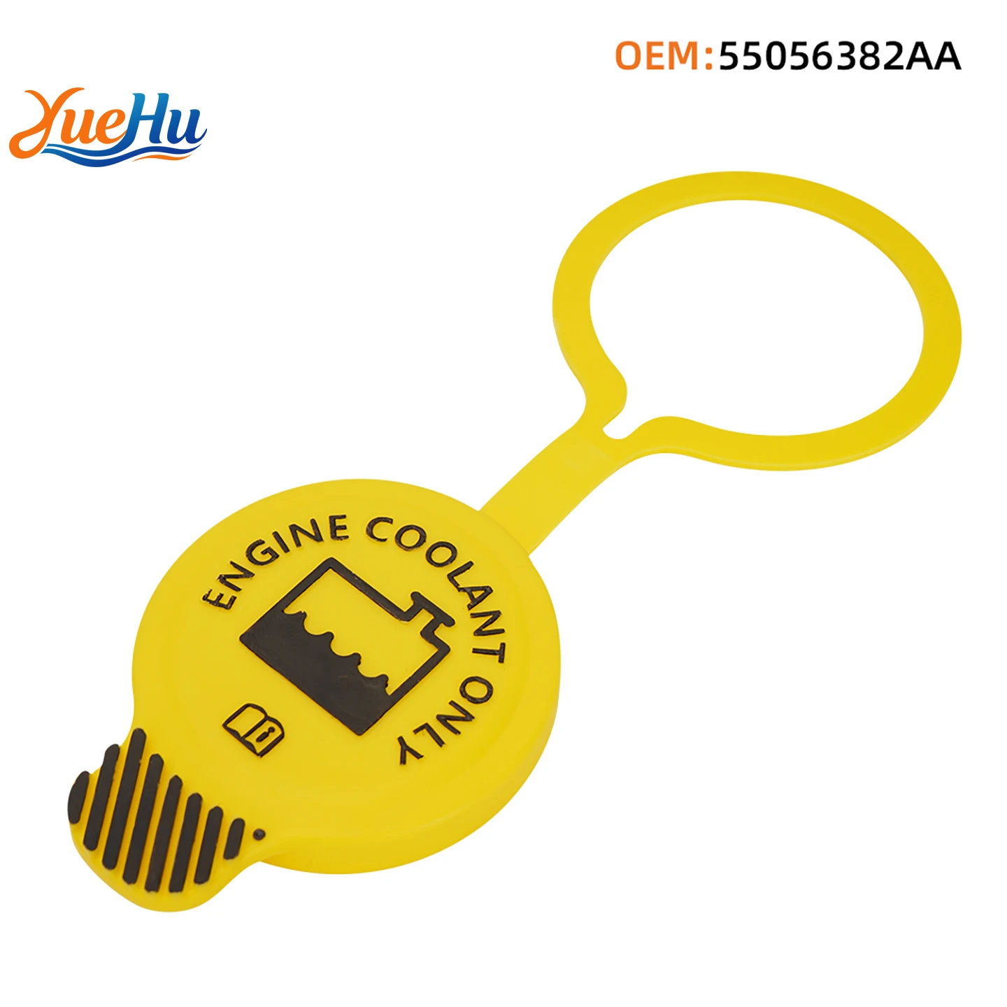 YUEHU 2PCS Car Coolant Reservoir Cap Replacement Part 55056382AA  with Dodge Journey Compatible with Jeep Fiat