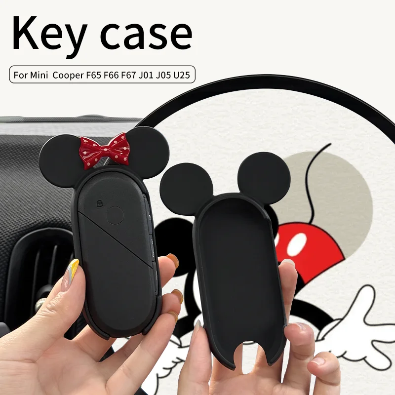 Car Key Case Protection Cover Shell For Mini Cooper S JCW F65 F66 F67 E/SE J01 Aceman J05 U25 Countryman Key Cover Accessories