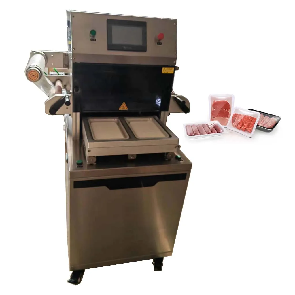 5-6 Trays/minute Airflow Nitrogen Packaging Machine HJ-LY305LE