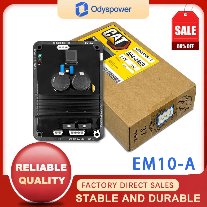 Original CAT EM10-A Original Automatic Voltage Regulator Caterpillar 504-4489 Diesel Genset Engine Generator Part Xeon Kit