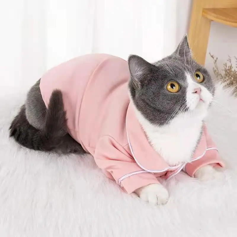 Christmas Pet Cat Costume Clothes for Cats Winter Kedi Katten Sphynx Sweatshirt Hoodie Suit Mascotas Clothing Ropa Para Gato