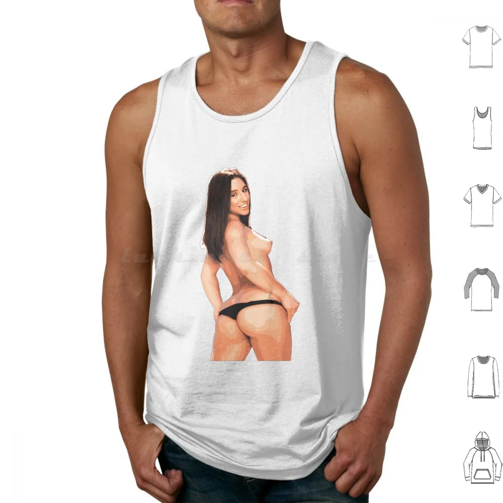 Abella Danger Hot Big Ass Poster Tank Tops Vest Sleeveless Abella Danger Sexy Danger Riley Reid Abella Hot Mia Malkova Lana