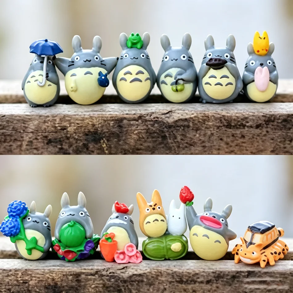12pcs Anime Series Figure Mini Statue Cute Toys Room Ornaments Pvc Figures Toy Adult Gifts Collectibles