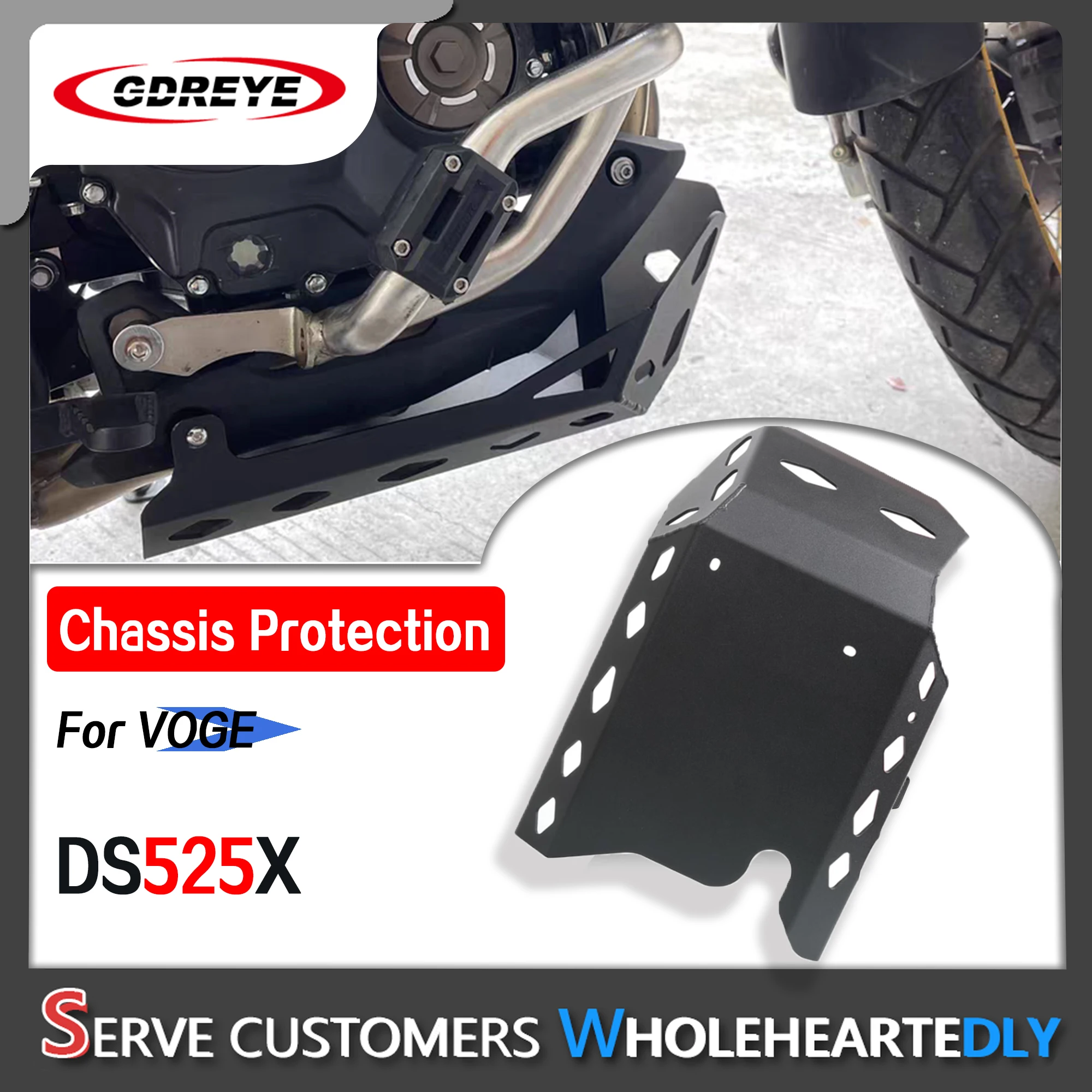 

For VOGE Valico DS525X DSX525 DSX DS 525X Under Engine Chassis Bottom Protection Belly Pan Skid Plate Cover Guard