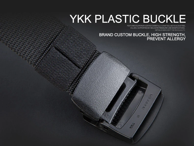 Automatische Schnalle Nylon Gürtel Männliche Armee Taktische Gürtel Herren Militär Taille Leinwand Gürtel Cummerbunds Hohe Qualität Strap – Detail 3