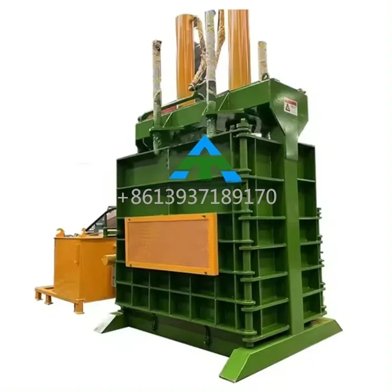 Automation Vertical Hydraulic Baling Machine Hydraulic Scrap Metal Baling Press Waste Paper Pet Bottle Baler Machine