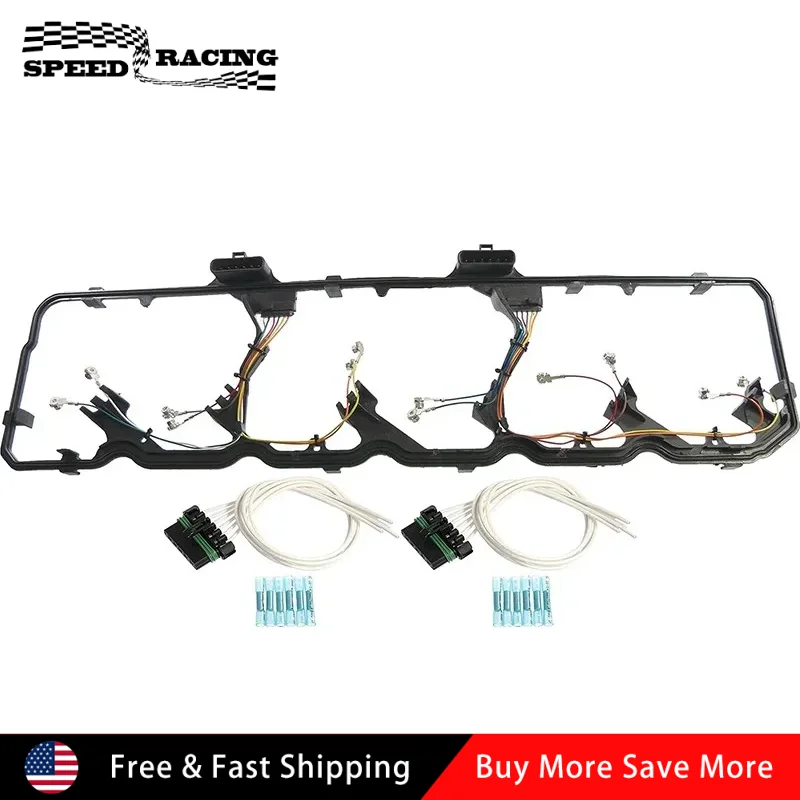 

5179091AD 5179091AA 615-204 Прокладка крышки клапанов двигателя с интегрированным жгутом проводов для Dodge Ram Cummins Diesel 5.9L 6.7L 2006-2018 гг.