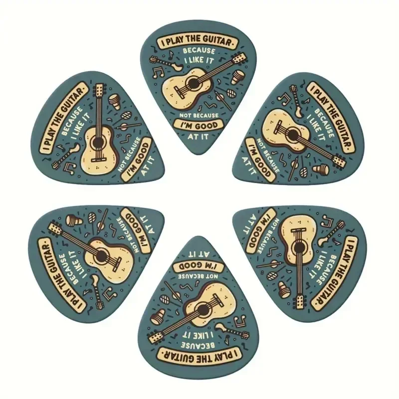 New 0.46/0.71/1.0Mm 10pcs/set Guitar Paddles Cartoon Couples Acoustic Guitar Picks Musical Instrument Accessories Pick Guitar