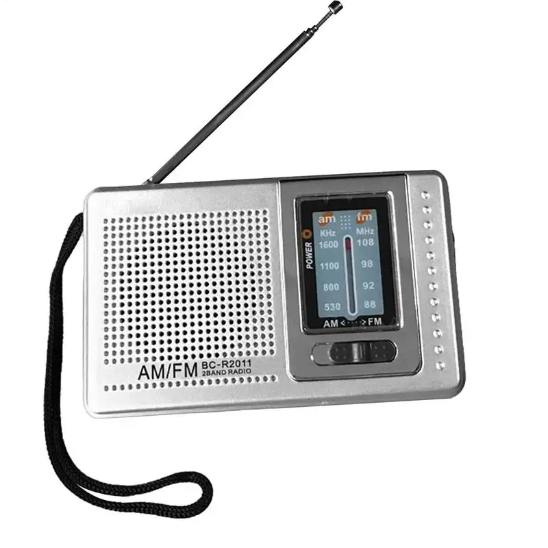 

AM FM Radio Outdoor Radio Battery Powered Headphone Jack AM FM Stereo Player For Camping Travel Outdoor Survival Tornado