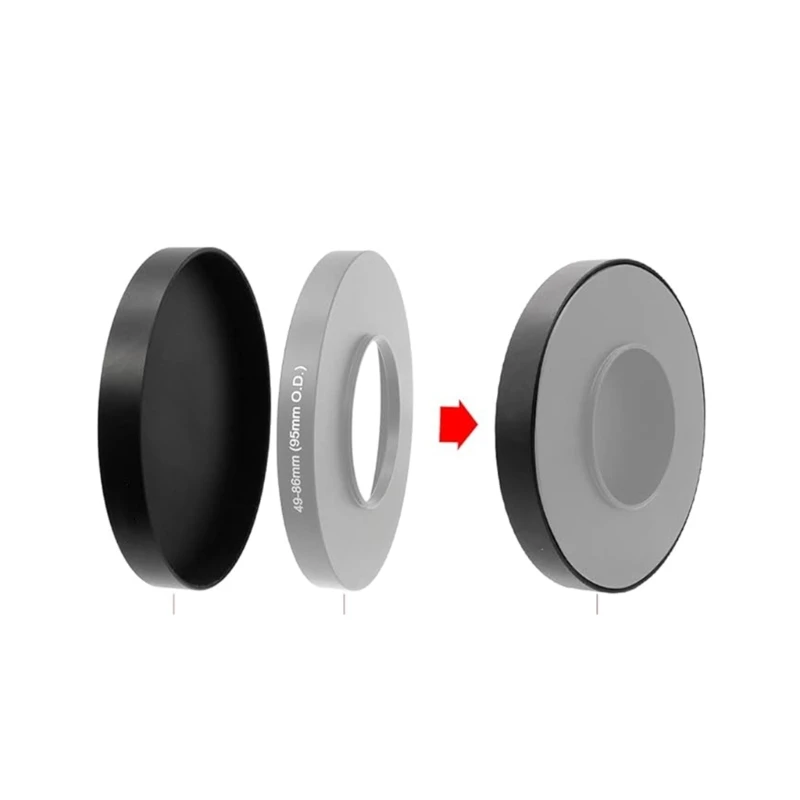 M2EC Sleek Cap Lens Protections Cover for 80mm Camera Accessories and Lens Attachments