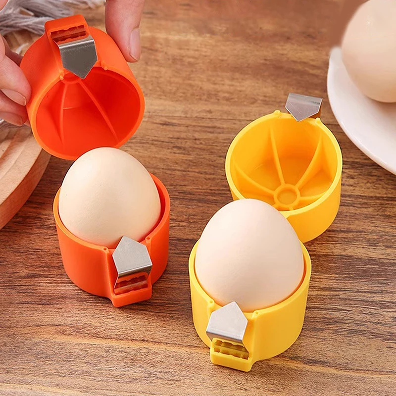 Abridor de cáscara de huevo de mano, herramienta portátil para grietas de huevos para hornear en casa y cocina
