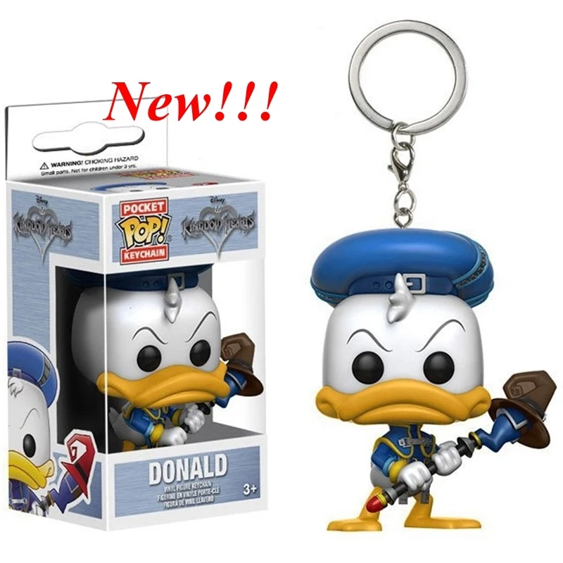 3 Styles Newest Funko Keychains Pocket Kingdom Hearts Donald DuckTales Scrooge McDuck Webby Action Figure Toys Gifts - view 3