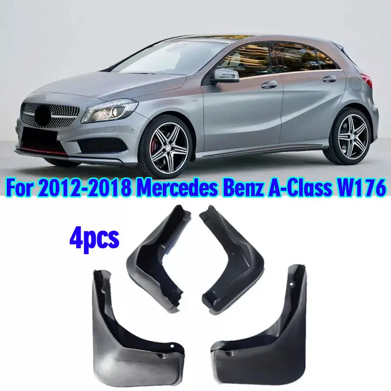 Mud Flaps Splash Guard Fender Mudguards For 2012-2018 Mercedes Benz A-Class W176