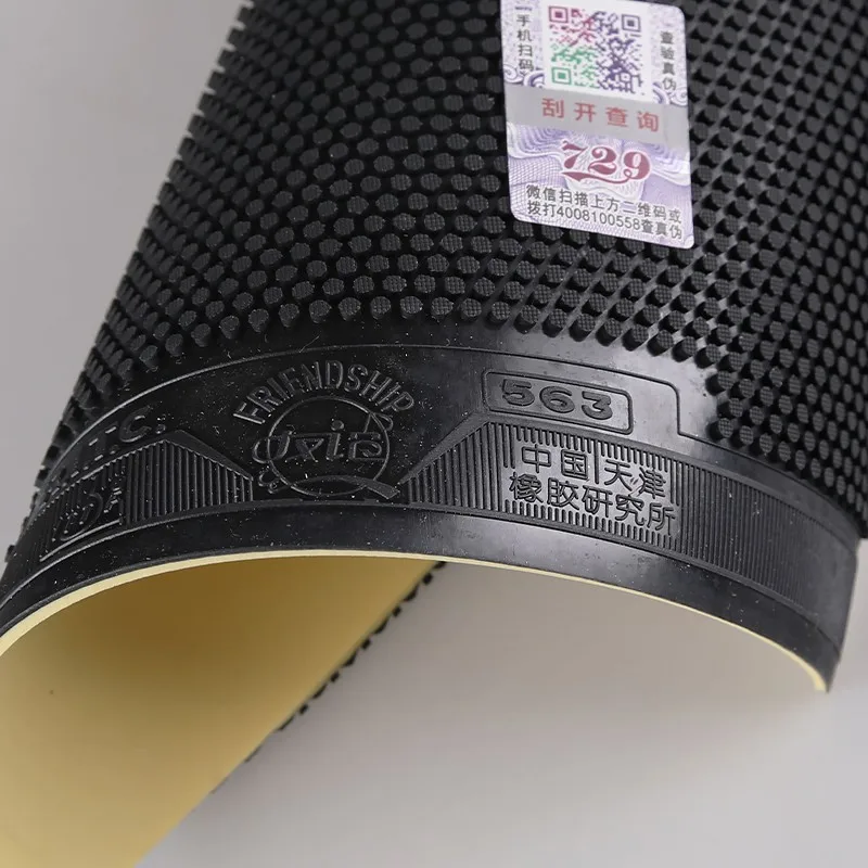 

Friendship 729 563 PRO Table Tennis Rubber Sheet Pips-out Special Raw Rubber Ping Pong Rubber with 1.2/1.5/1.8mm Sponge ITTF