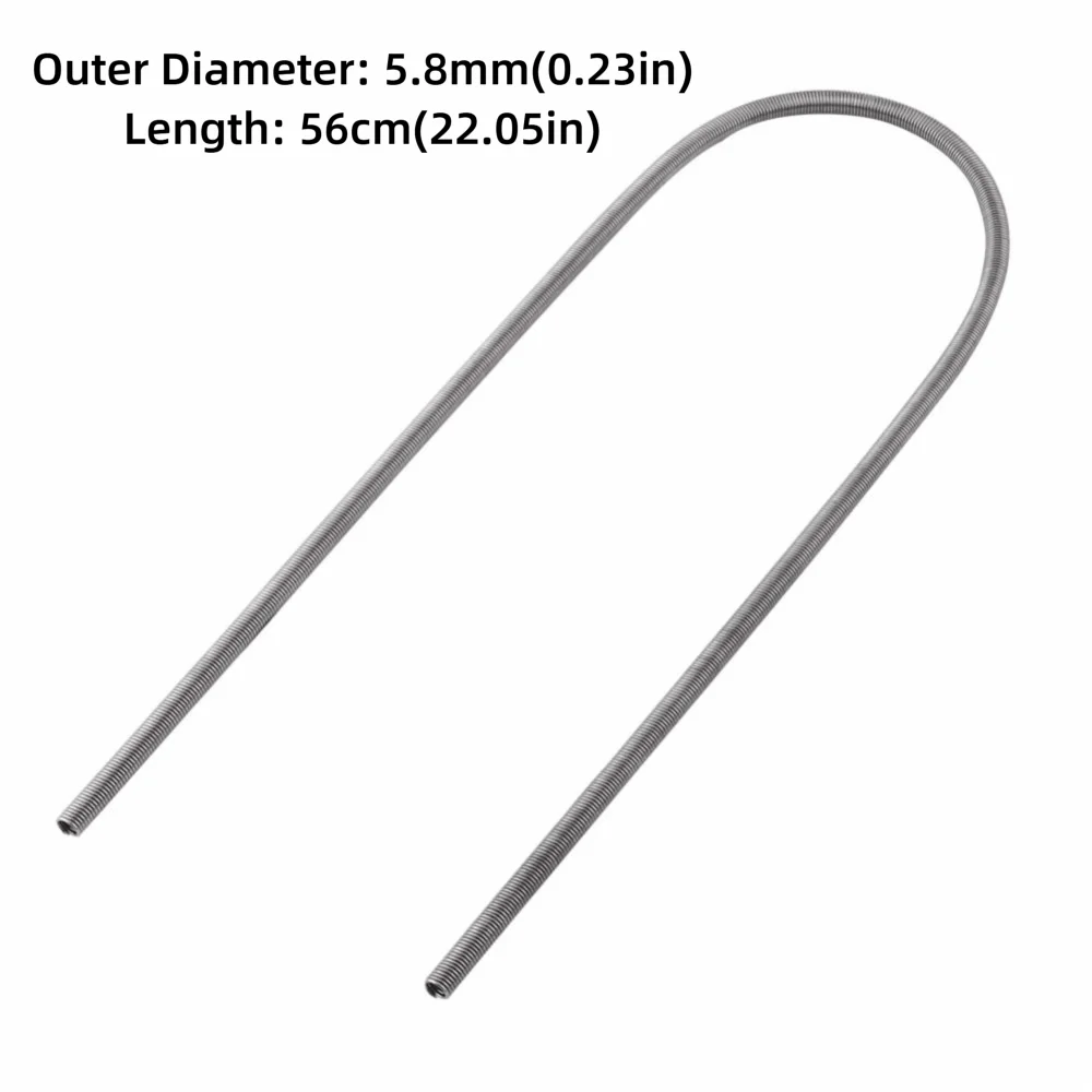 2PCS Durable 220V Heating Coils 1500W Silver High Resistance Wire Furnace Heater Wire Industry