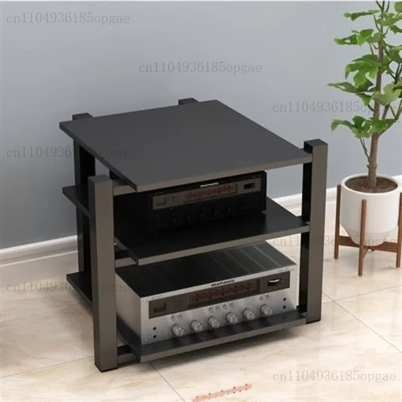 40/65/90cm Height Open Frame Amplifier Stand, 2-4 Tier Thickened Audio Rack Shelves, for Home Theater Sound System & DJ