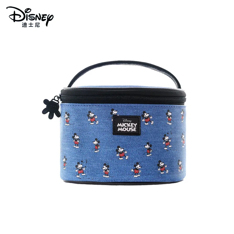 Disney Original New Mickey Women\'s Cosmetic Bag High Quality Large Capacity Luxury Brand Travel Cosmetic Bag Storage Coin Purse