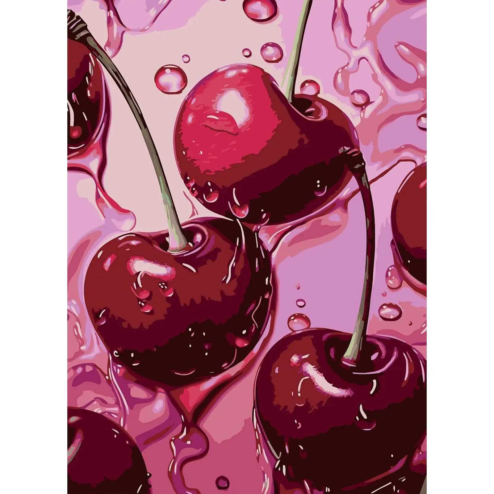 

Delicious Cherries Fruit 500/1000/1200/2000 PCS Jigsaw Puzzles Family Activity Games for Gameroom Bedroom Gifts Home Decor