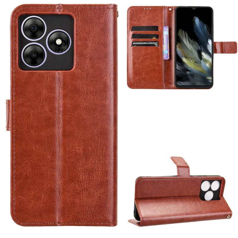 

Для Blackview Wave 8 8C чехол для телефона с защитой от падения, нескользящий чехол с ремешком-подставкой для Blackview Oscal Flat 2, чехол-кошелек для бизнеса