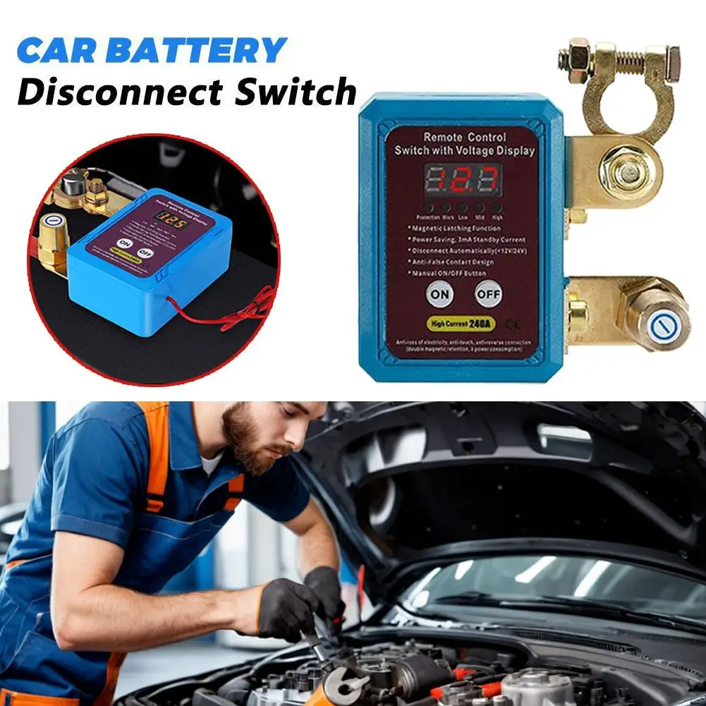 

Грузовик Седан Универсальный 12V24V Сильноточный аккумуляторный выключатель Дистанционная защита питания Управление переключателем Противовыключение Интеллектуальный C P9O5