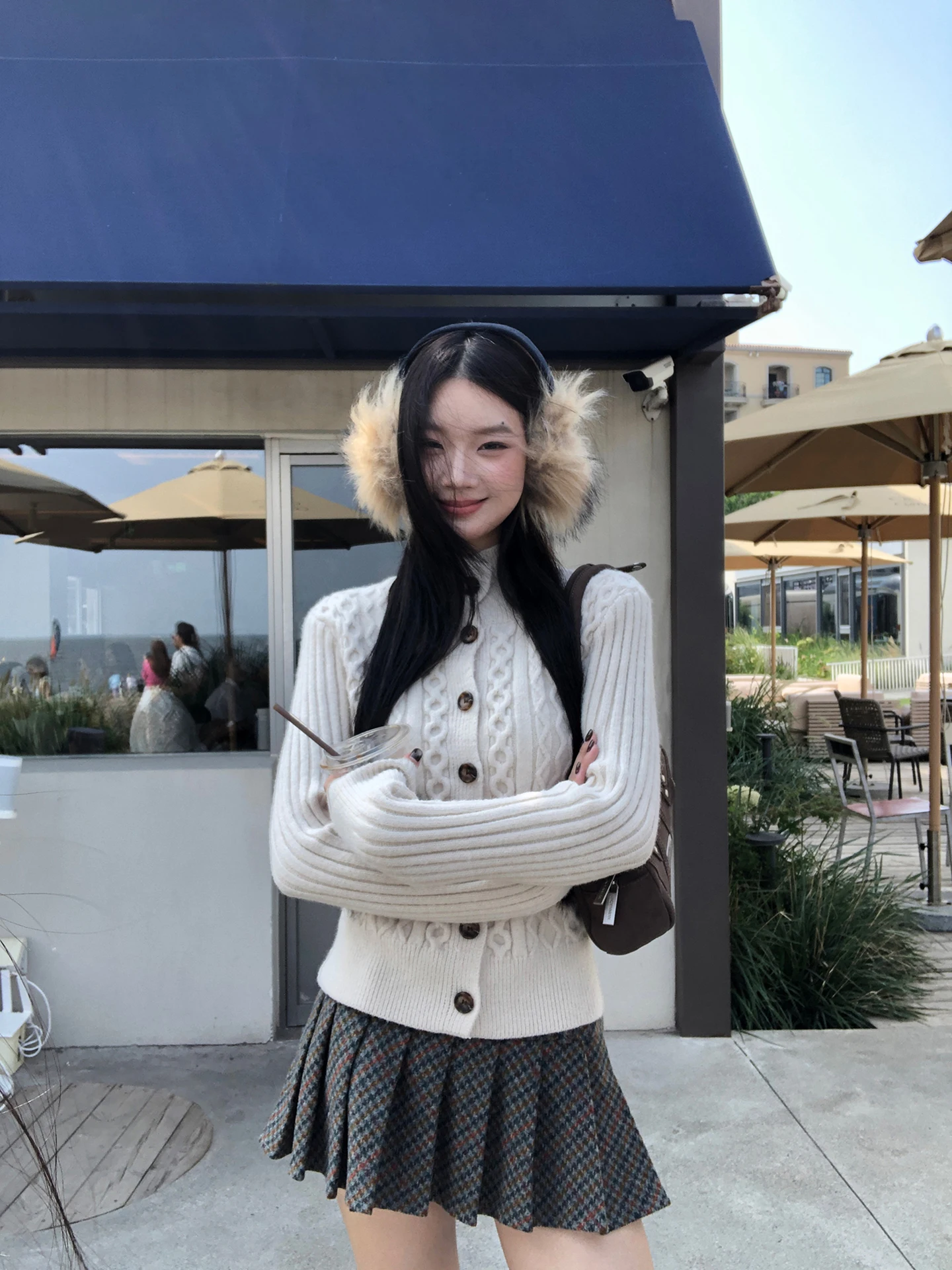 

Красный вязаный открытый кардиган знаменитостей, женский осенне-зимний длинный теплый свитер свека, пальто прямого кроя для поездок на работу