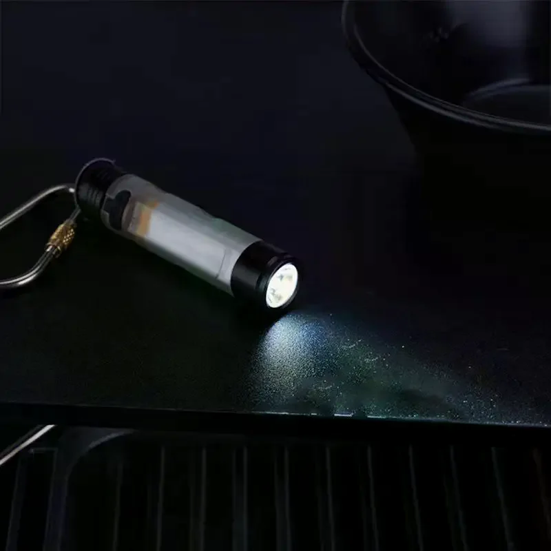 Pocket Mini Flashlight Outdoor Key Clip Cap Ambient Led Long Endurance Disaster Relief Emergency Small Light