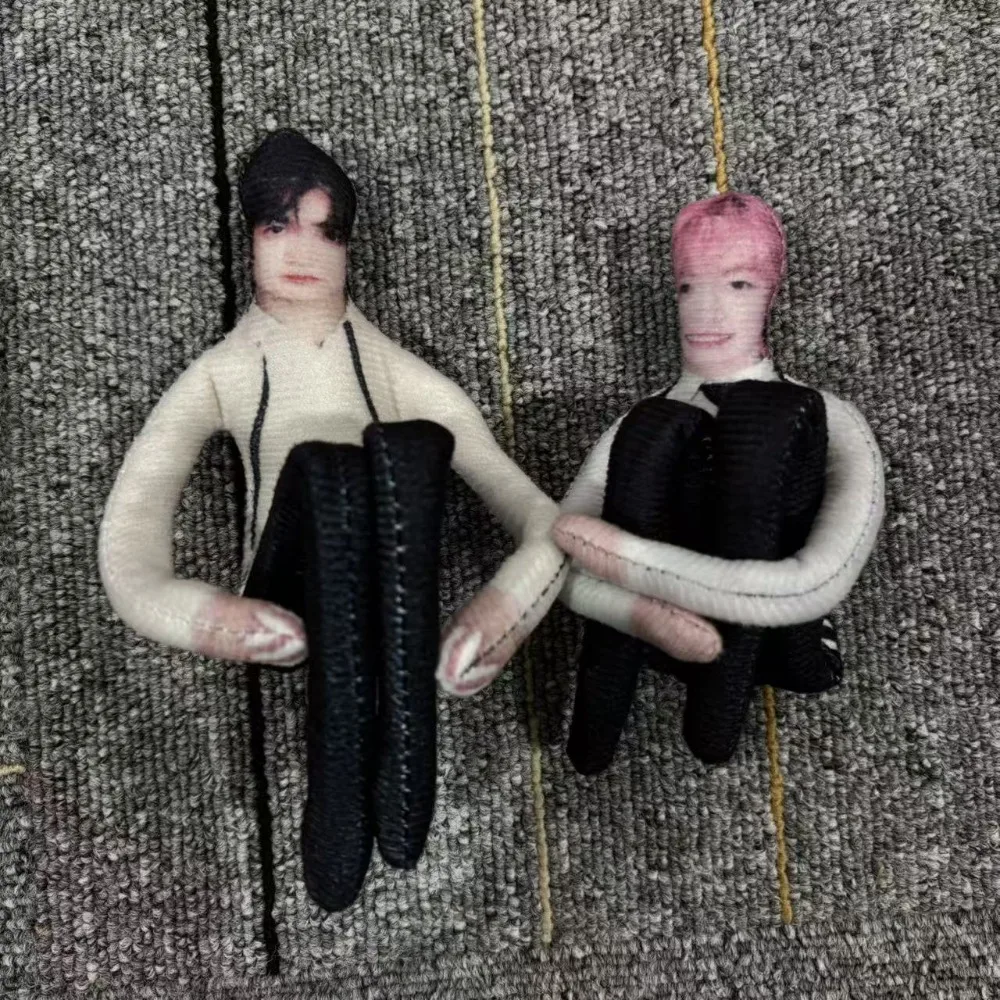 Zi Yu Tian Xuning 28cm Mouse-shaped Dry Doll Peripheral with Wire Skeleton Limbs Separated Decoration Abstract Twist Keychain