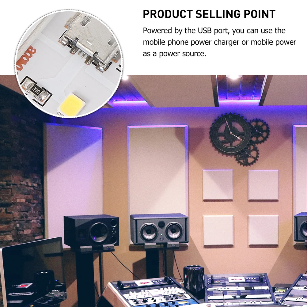 

2Pcs LED Light Bar for Photography Light Box Accessories 28Cm Bendable Strip Lights USB Powered Mini Tent Lamp for Photo Video