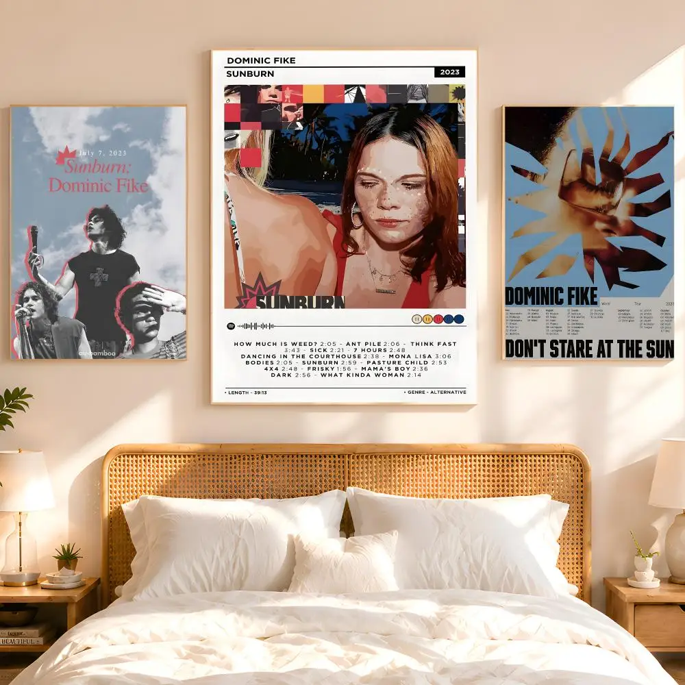 Pop Singer D-Dominic Fike Poster 1PC HD Matte Peel And Stick Wall Decor For Bedroom Living Room Dorm Office