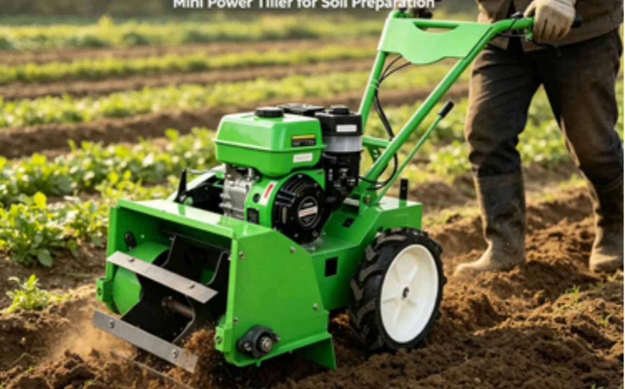 Hilly Acreage Tilling Hardware Self‑driven Four‑wheel Soil Loosening Machine For Farm Work