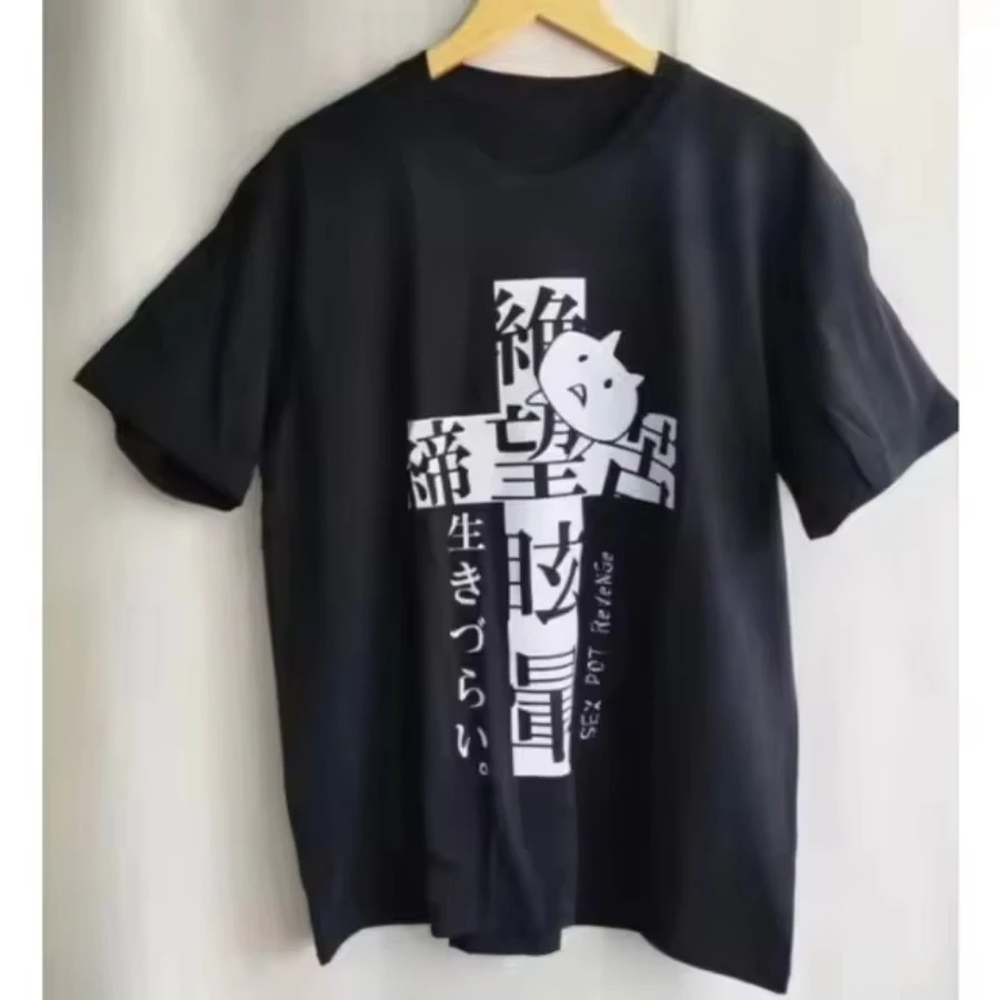 Bug Girl Harajuku T-shirt Printed Short Sleeve Casual T-shirt Fashion Subculture Solid Color Individual Summer Autumn Top